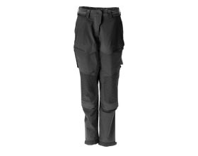 Pantaloni con tasche porta-ginocchiere CUSTOMIZED nero
