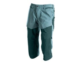 ¾ Lunghezza Pantaloni con tasche porta-ginocchiere CUSTOMIZED verde foresta chiaro/verde foresta