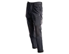 Pantaloni con tasche porta-ginocchiere CUSTOMIZED nero