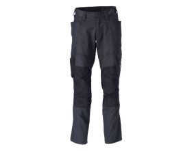 Pantaloni con tasche porta-ginocchiere ACCELERATE blu navy scuro